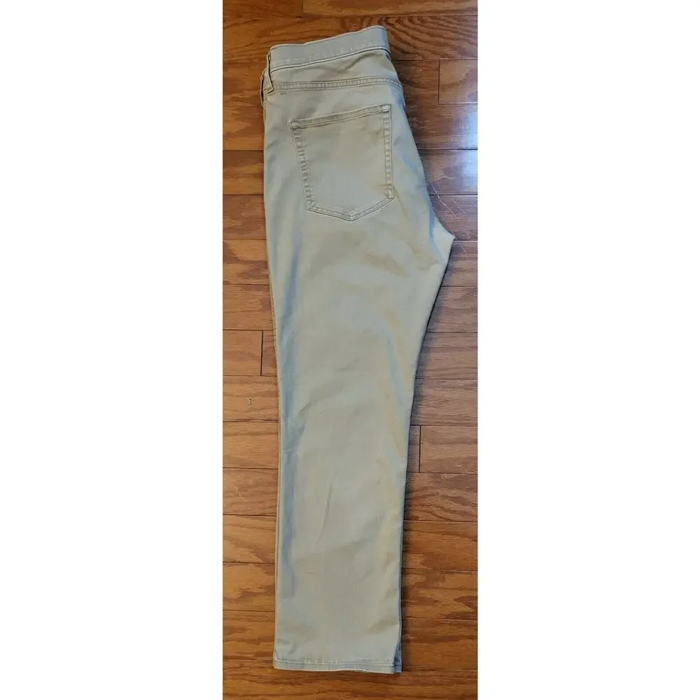Dockers Khaki Pants Men Straight Fit 36 x 28 Cotton Twill